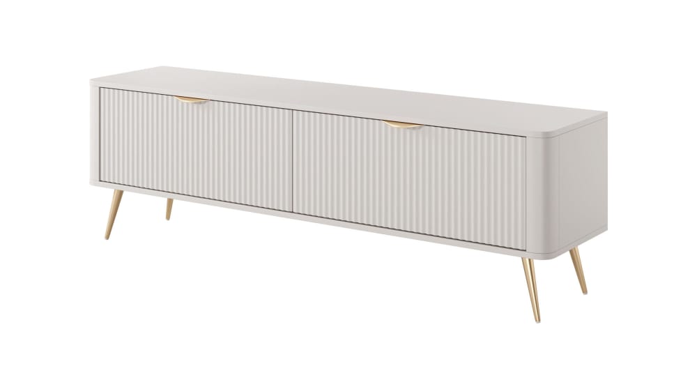 Meuble TV coloris blanc - 163