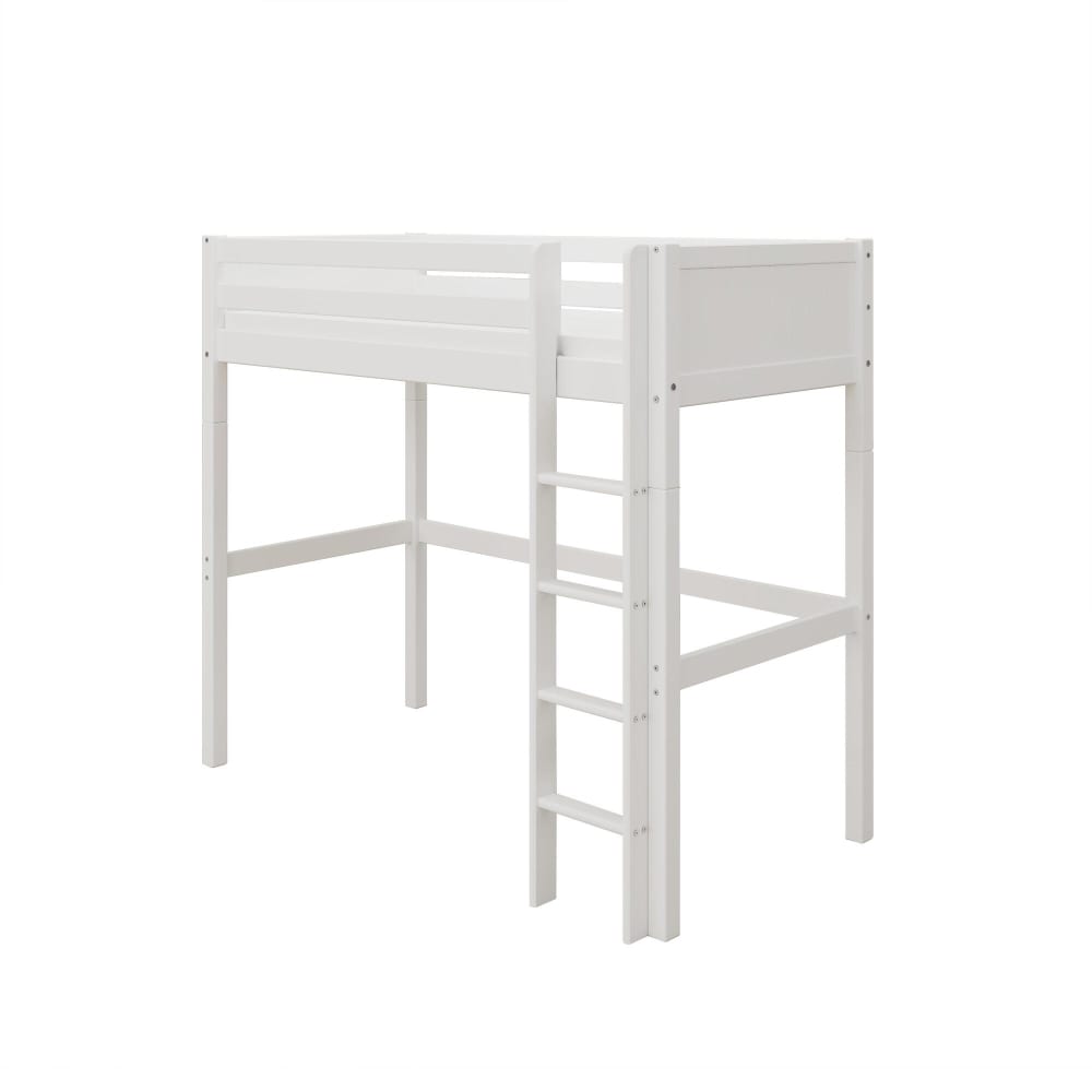 Hochbett Massivholz Kiefer Weiß 90x200 - Maisons Du Monde