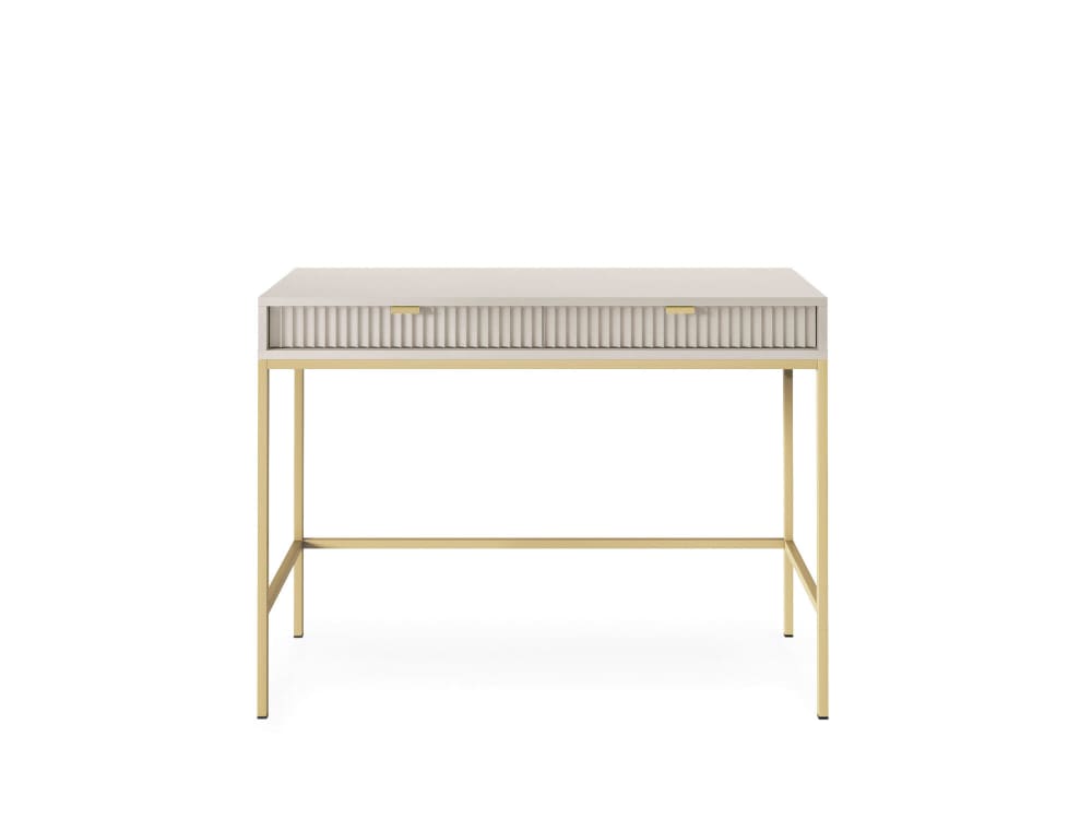 Konsolentisch Beige Gold 104 x 50 x 77 cm - Maisons Du Monde