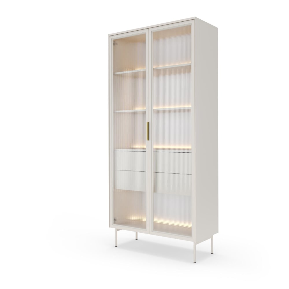Vitrine coloris beige - 195