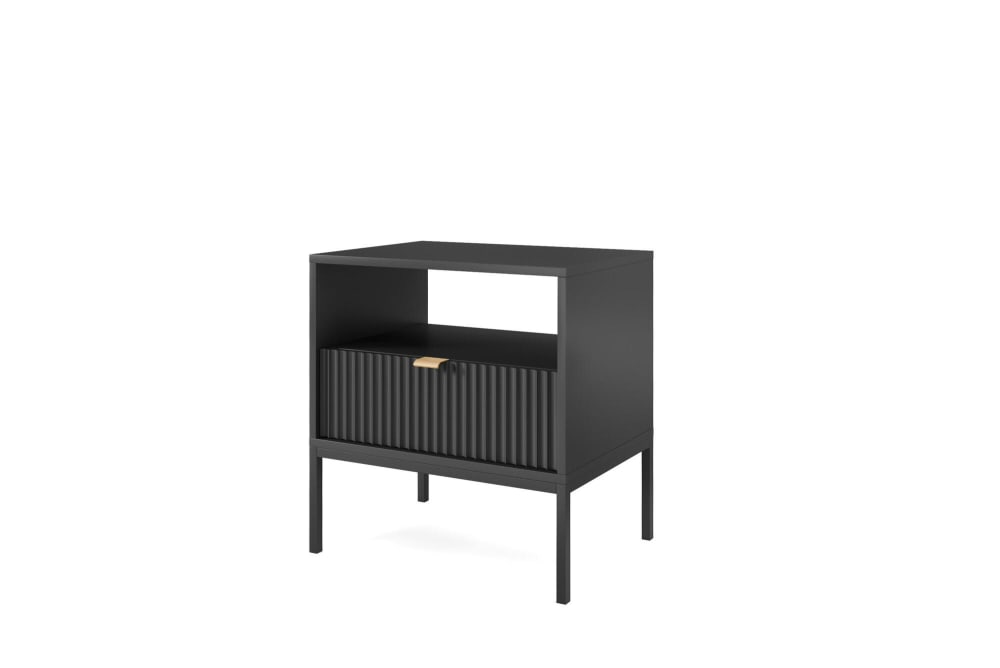 Table de chevet coloris - noir