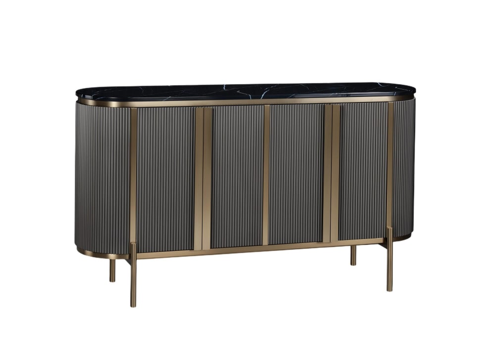 Meuble TV coloris noir