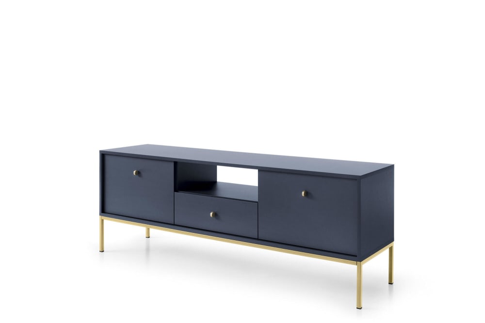 Meuble TV coloris bleu