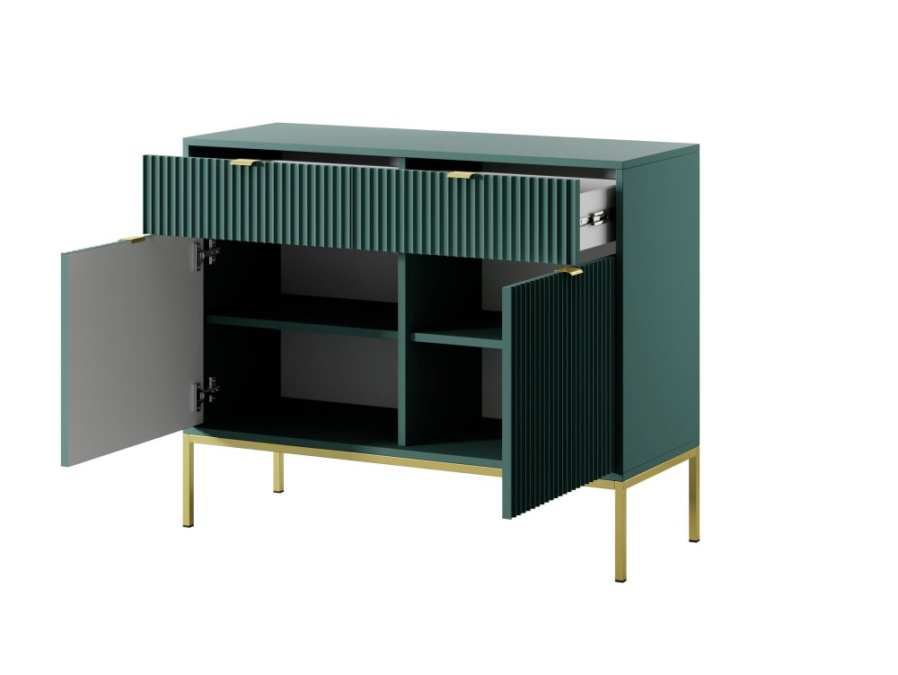 Sideboard Grün Gold 104 x 39 x 83 cm - Maisons Du Monde