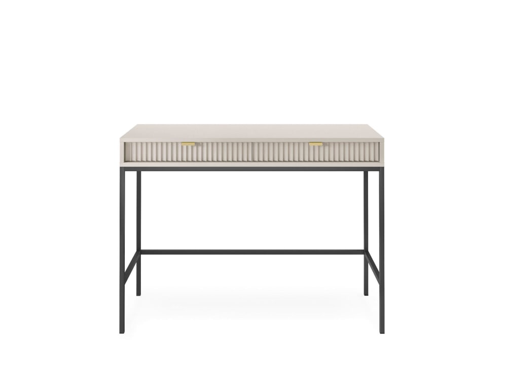 Konsolentisch Beige Schwarz 104 x 50 x 77 cm - Maisons Du Monde