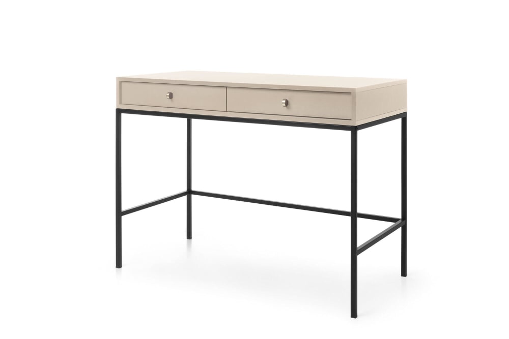 Furnlux Konsolentisch Beige 104 x 50 x 78 cm style modern Beige Spanplatte