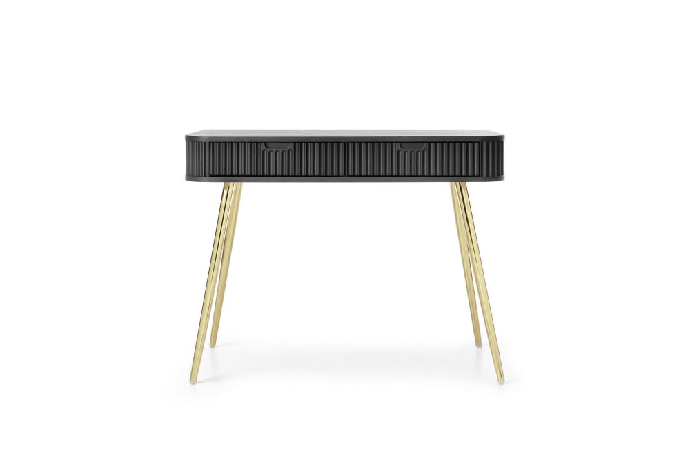 Konsolentisch Schwarz Gold 103 x 49 x 80 cm - Maisons Du Monde