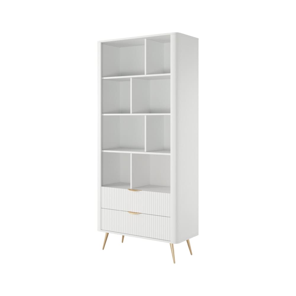 vitrine coloris blanc