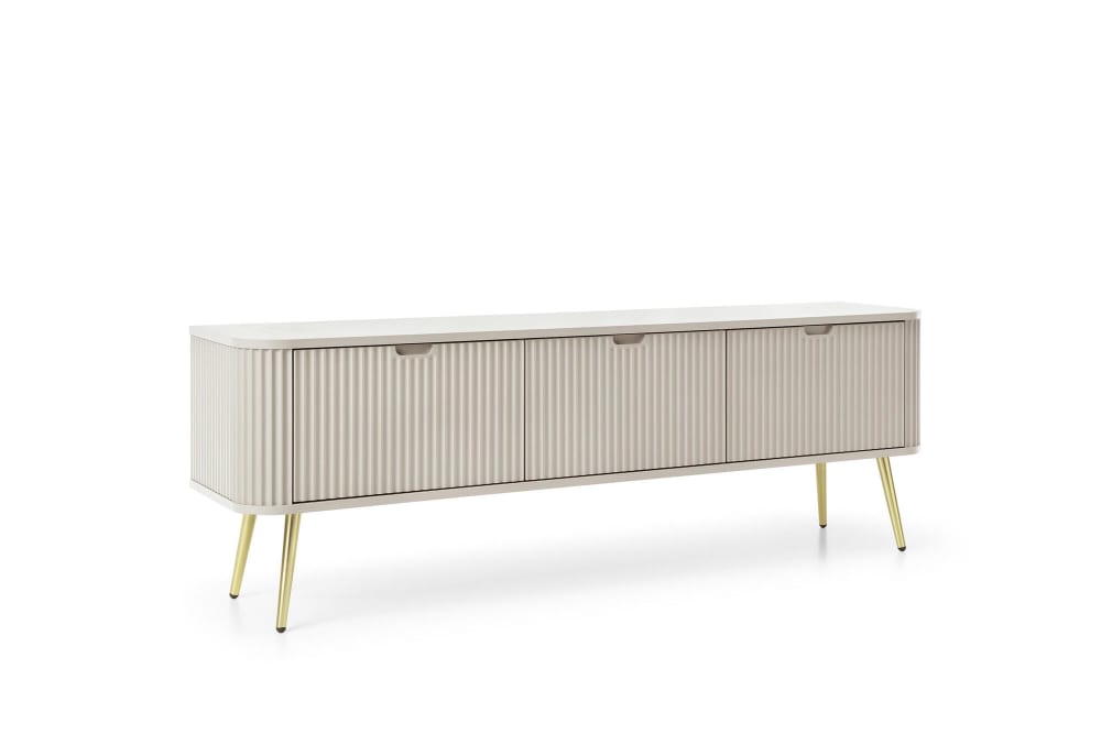 Meuble TV coloris beige