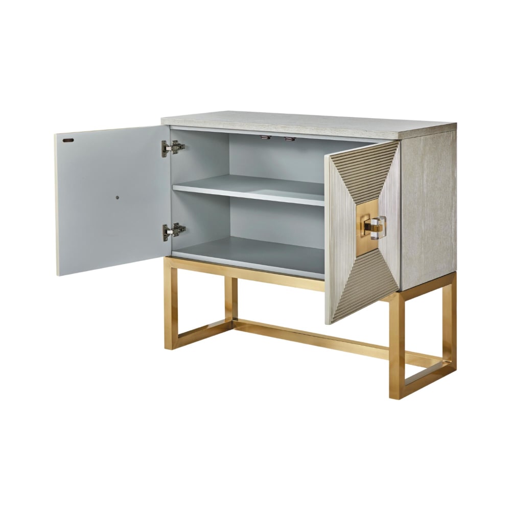 Buffet coloris beige 100 x 40 x 86 cm