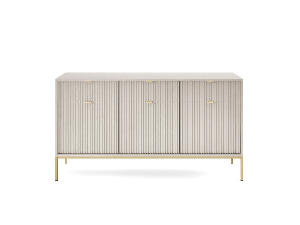 Sideboard Beige Gold 154 x 39 x 83 cm - Maisons Du Monde