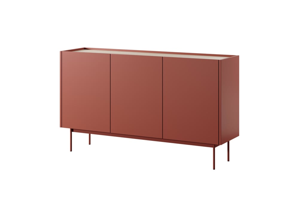 Buffet coloris rouge - 144