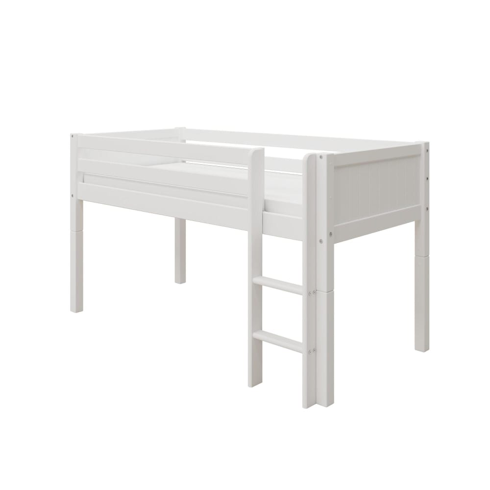 Hochbett Massivholz Kiefer Weiß 90x200 - Maisons Du Monde
