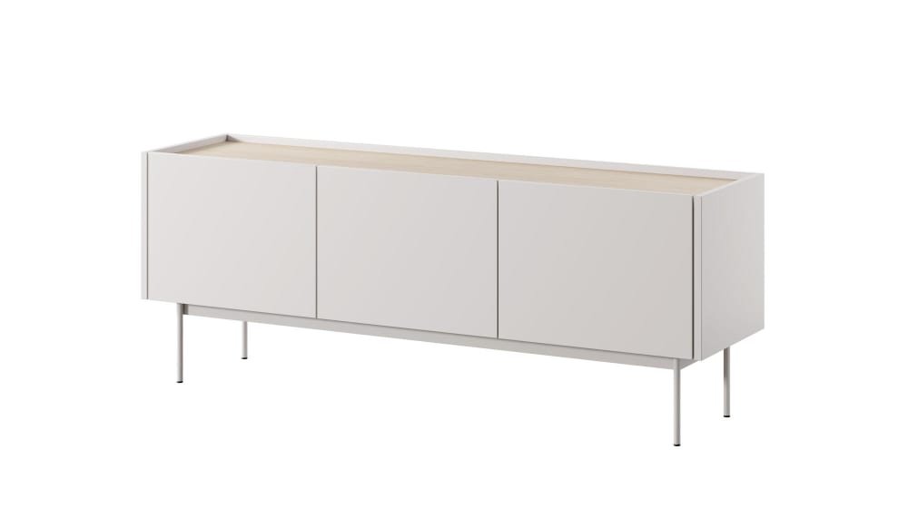 Meuble TV coloris beige - 144