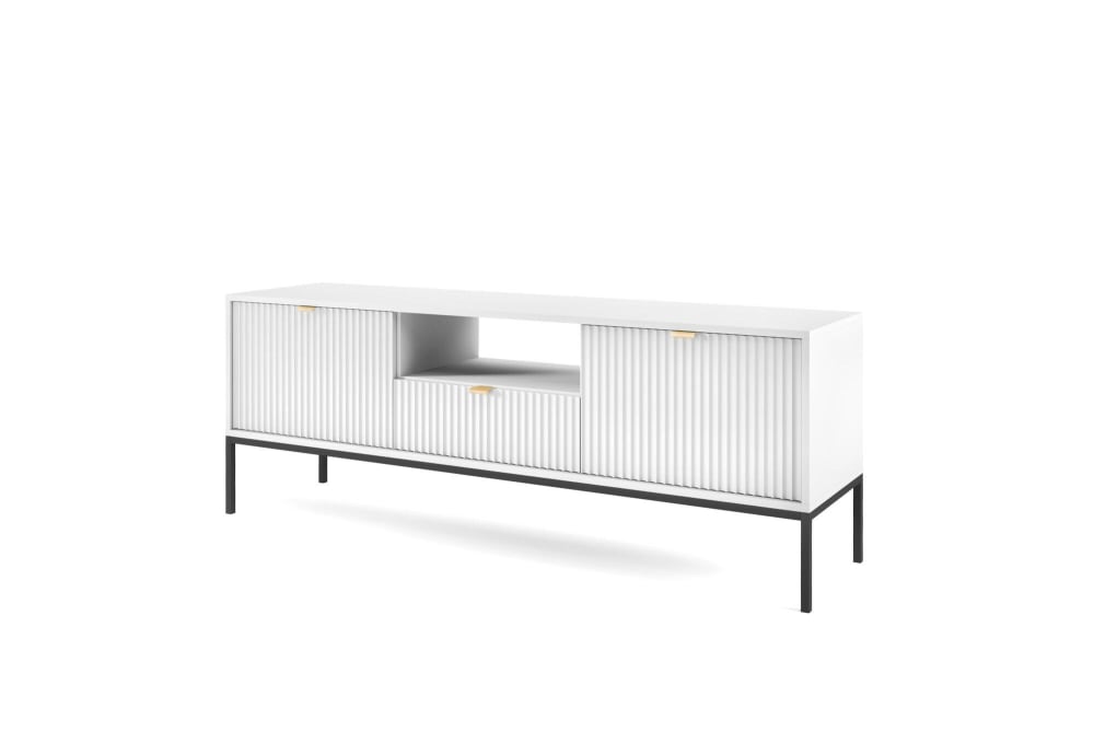 Meuble TV coloris blanc - 154