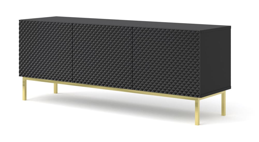 Meuble TV coloris noir