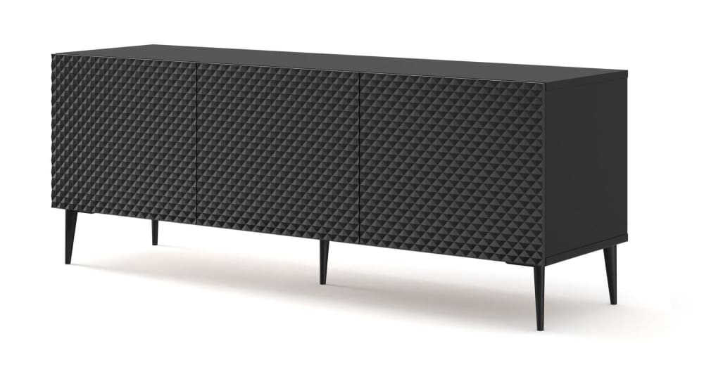 Meuble TV coloris noir