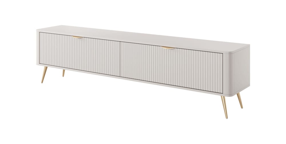 Meuble TV coloris blanc