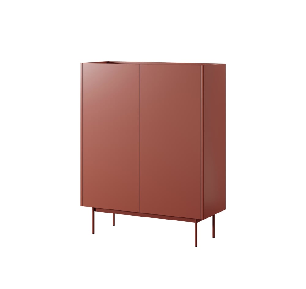 buffet coloris rouge