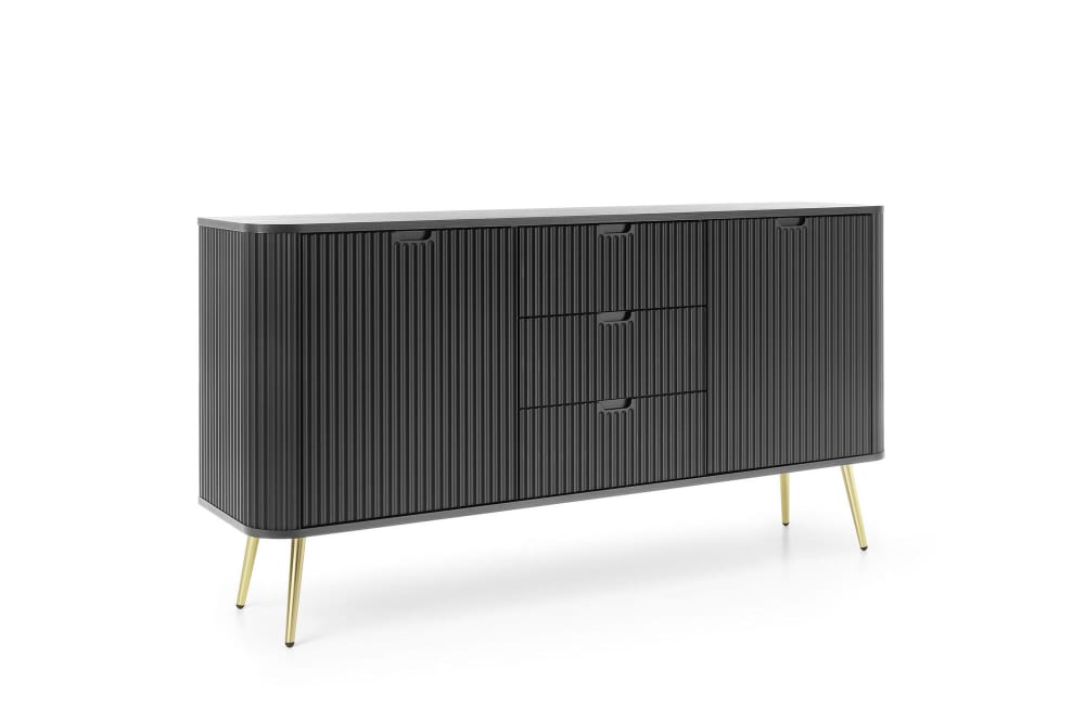 Buffet coloris noir et
