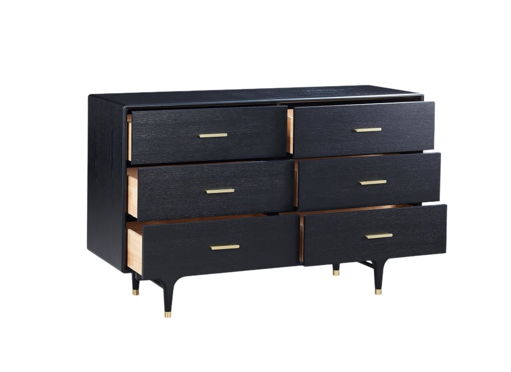 Kommode Schwarz 140 x 45 x 88 cm - Maisons Du Monde