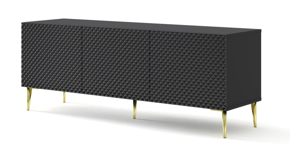 Meuble TV coloris noir