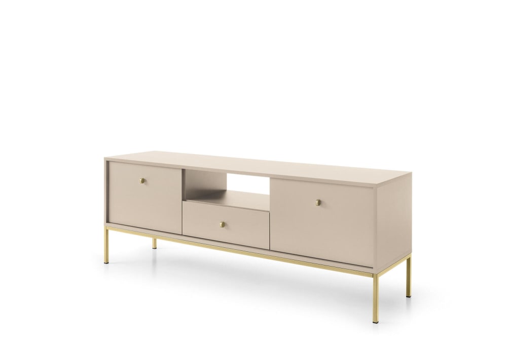 Meuble TV coloris beige - 154