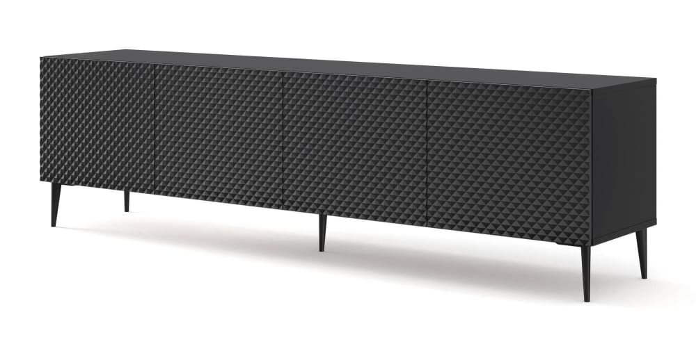 Meuble TV coloris noir