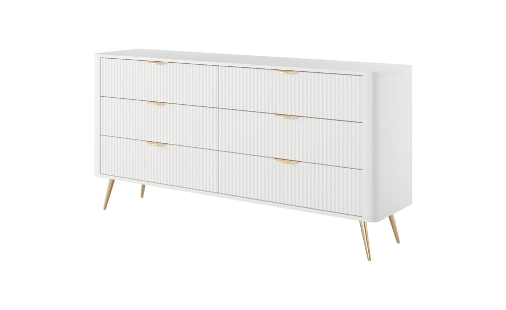 commode coloris blanc