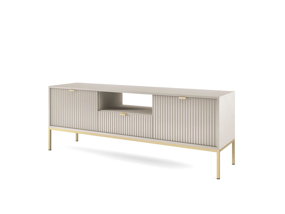 Meuble TV coloris beige