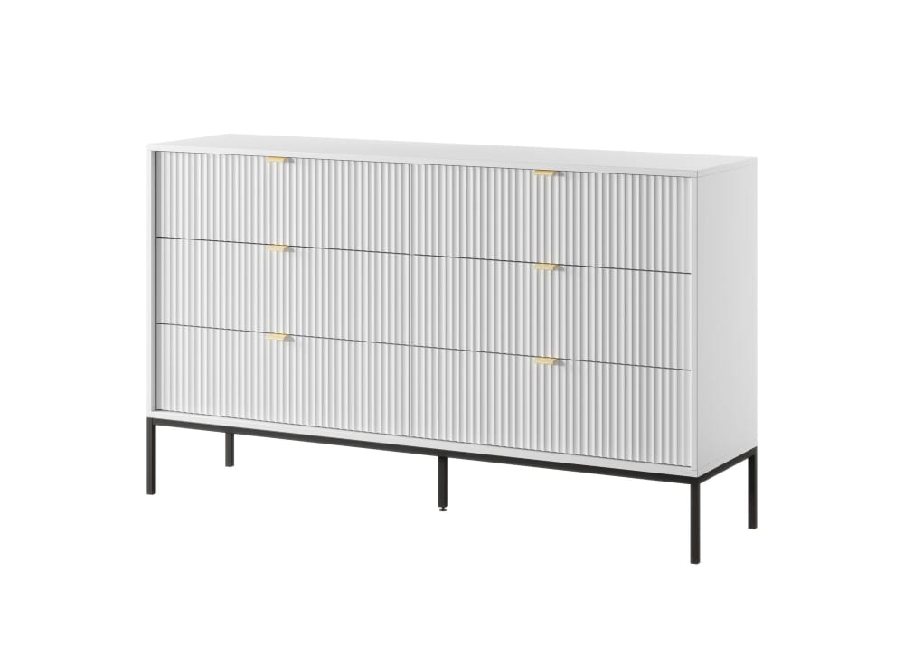 commode coloris blanc