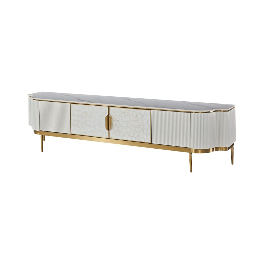 Meuble tv coloris beige