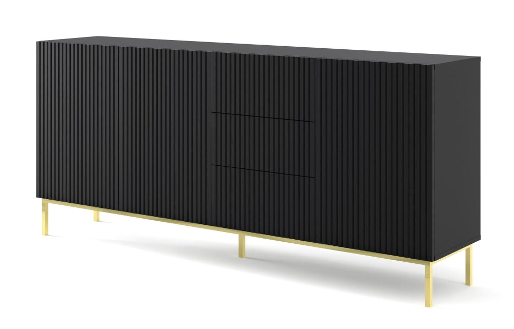 Buffet coloris noir et