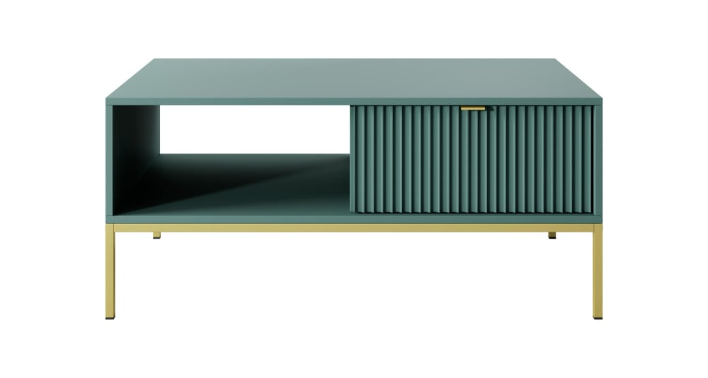 Couchtisch Grün Gold 104 x 68 x 48 cm - Maisons Du Monde