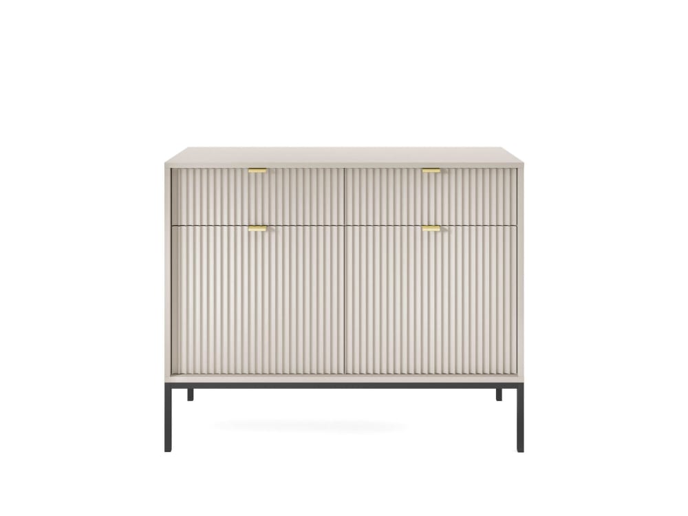 Sideboard Beige Schwarz 104 x 39 x 83 cm - Maisons Du Monde