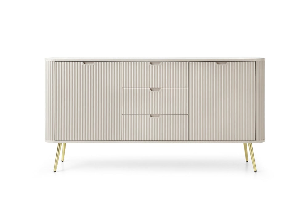 Sideboard Beige Gold 168 x 39 x 87 cm - Maisons Du Monde