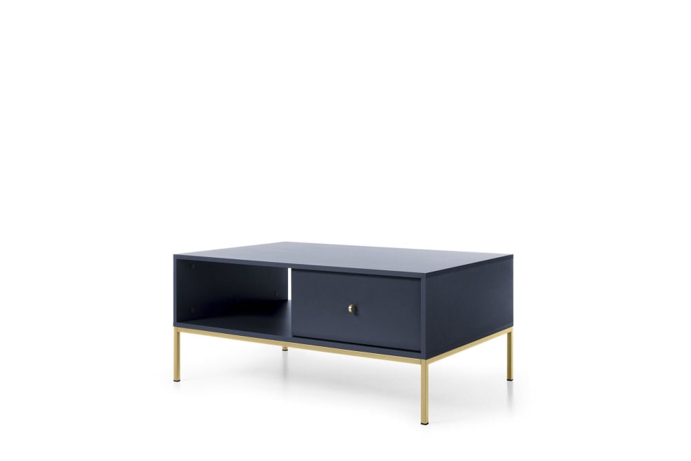 Table basse coloris bleu
