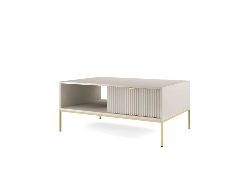 Table basse coloris beige