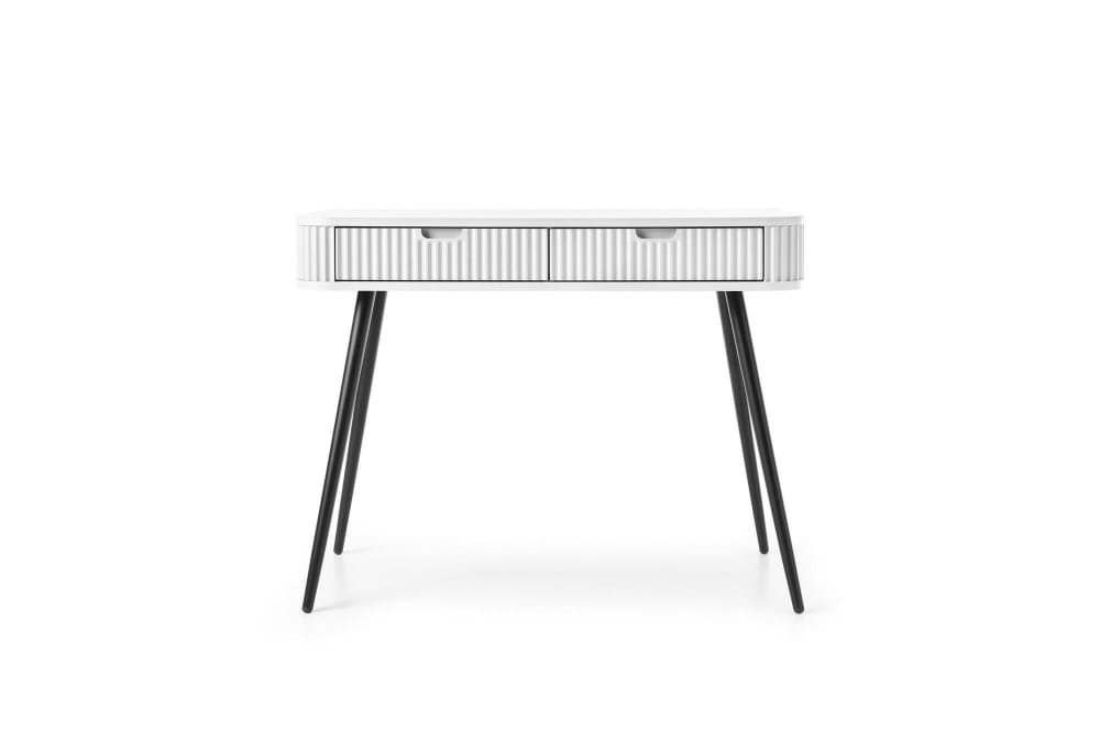 Konsolentisch Weiß Schwarz 103 x 49 x 80 cm - Maisons Du Monde