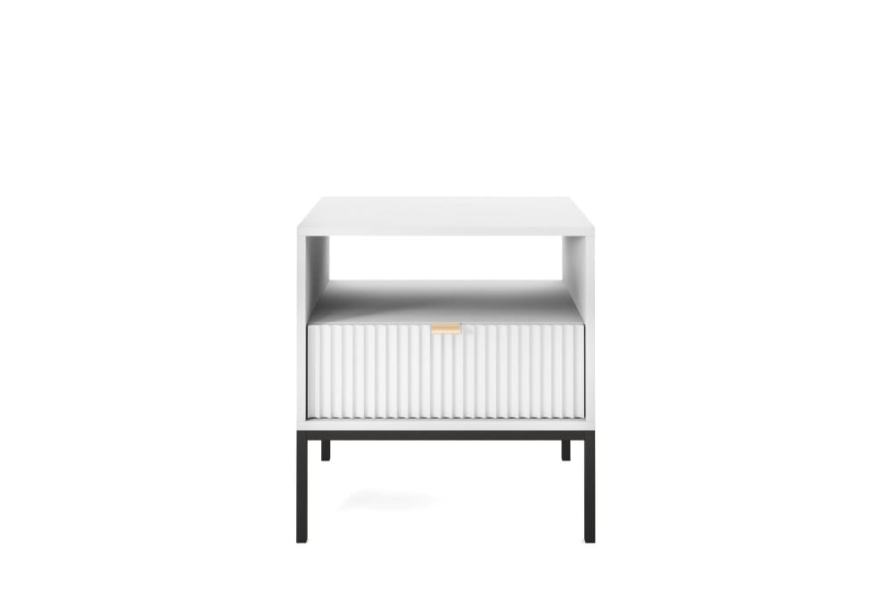 Nachttisch Weiß 54 x 39 x 56 cm - Maisons Du Monde