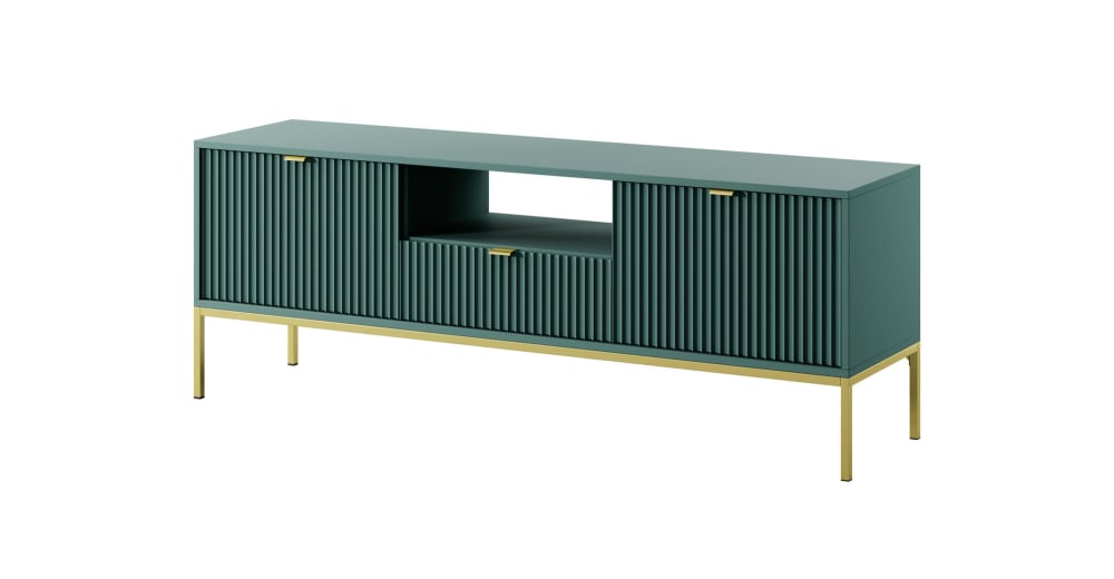 Meuble TV coloris vert