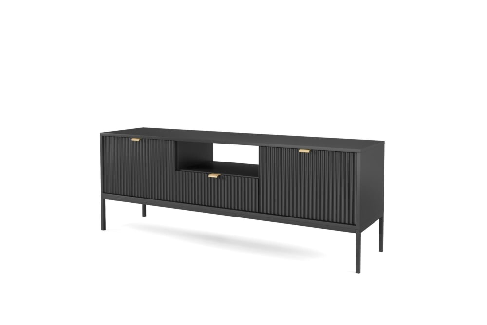 Meuble TV coloris noir - 154