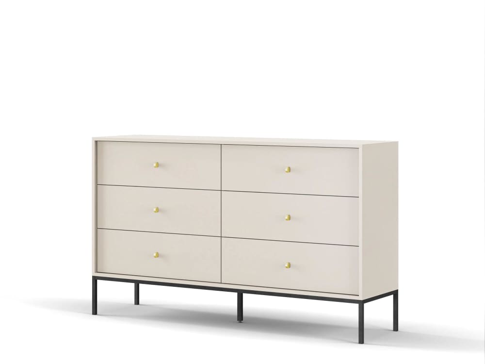 Commode coloris beige