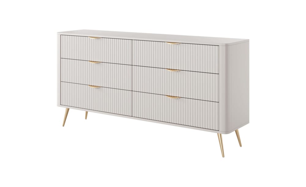 Commode coloris blanc - 163