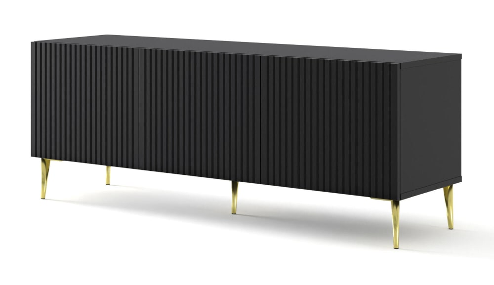 Meuble TV coloris noir