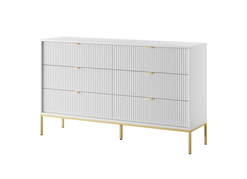 commode coloris blanc