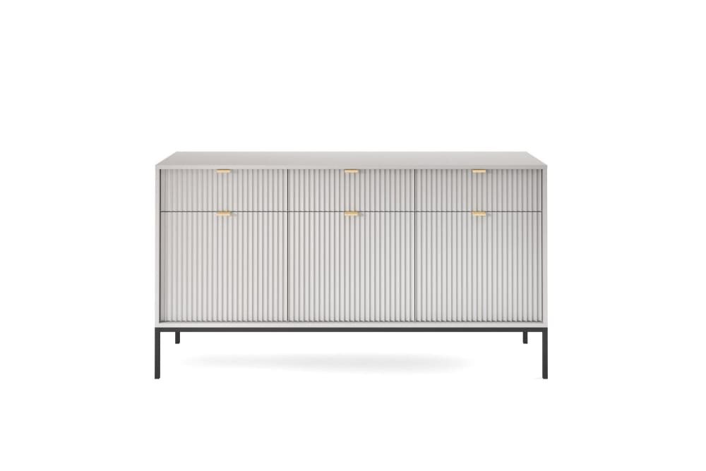 Sideboard Grau 154 x 39 x 83 cm - Maisons Du Monde
