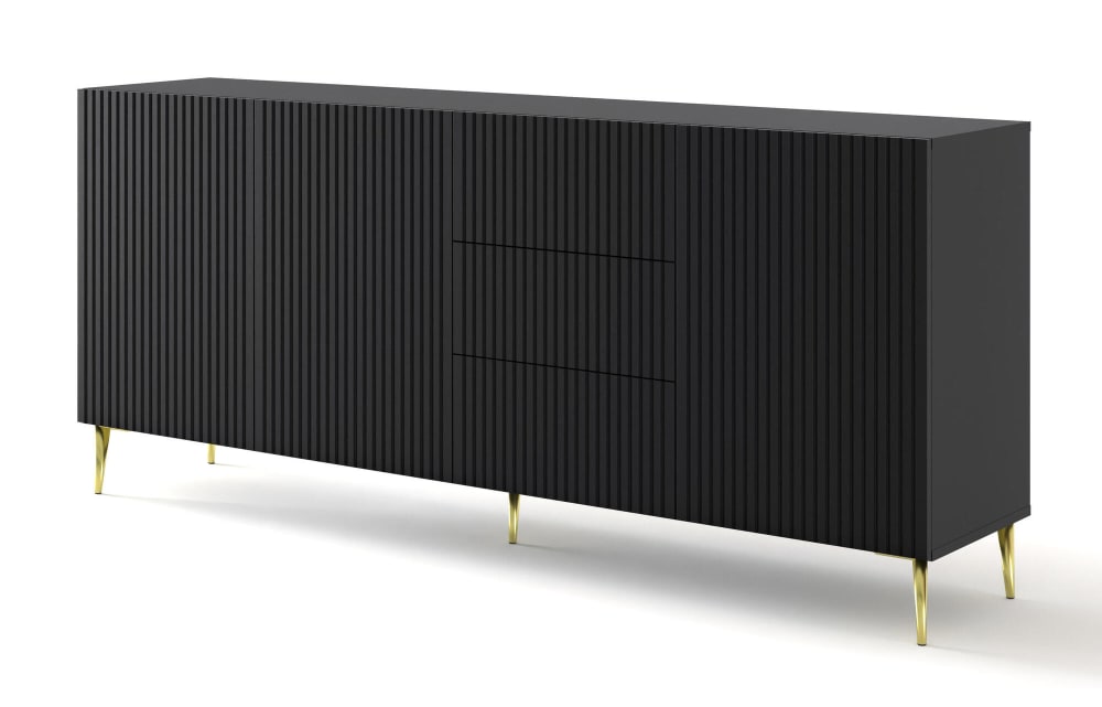 buffet coloris noir et