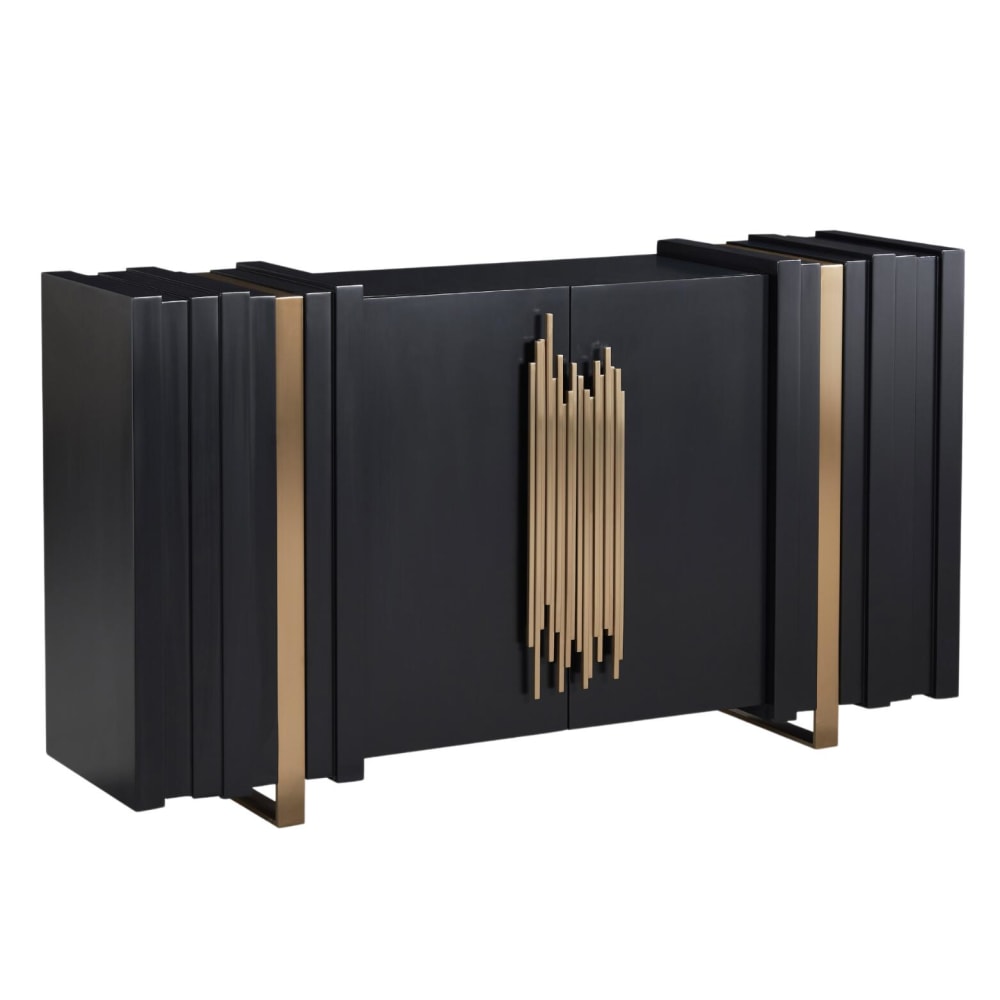 buffet coloris noir 160