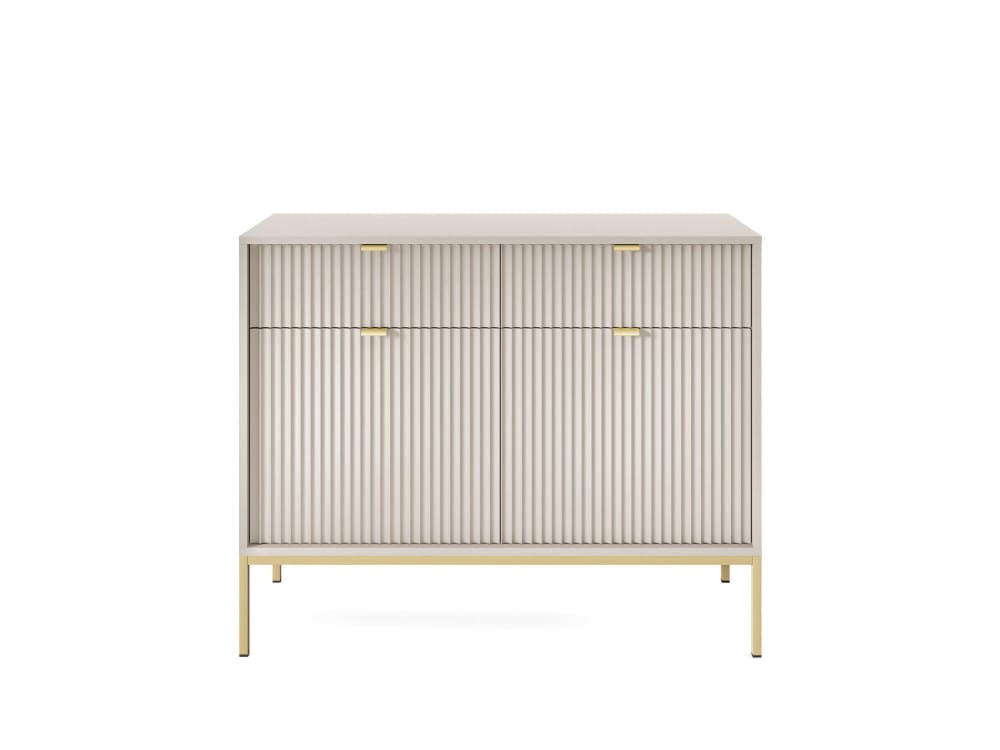 Sideboard Beige Gold 104 x 39 x 83 cm - Maisons Du Monde